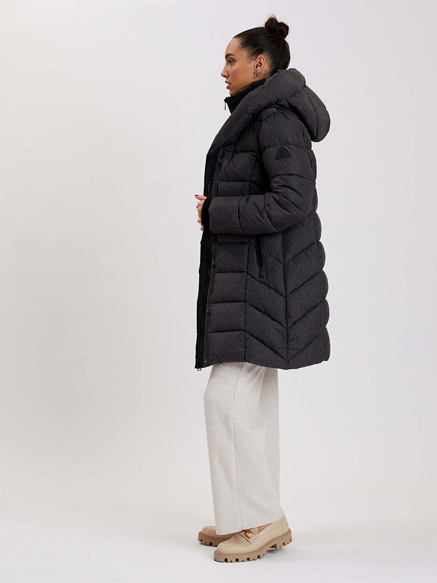 Point Zero by Maurice Benisti Heritage Quilted Hooded Bib Parka on SALE |  Saks OFF 5TH | Parka, Quilted, Bib