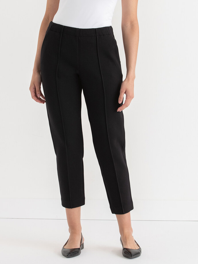 Double Knit Tapered Leg Pant Image 1