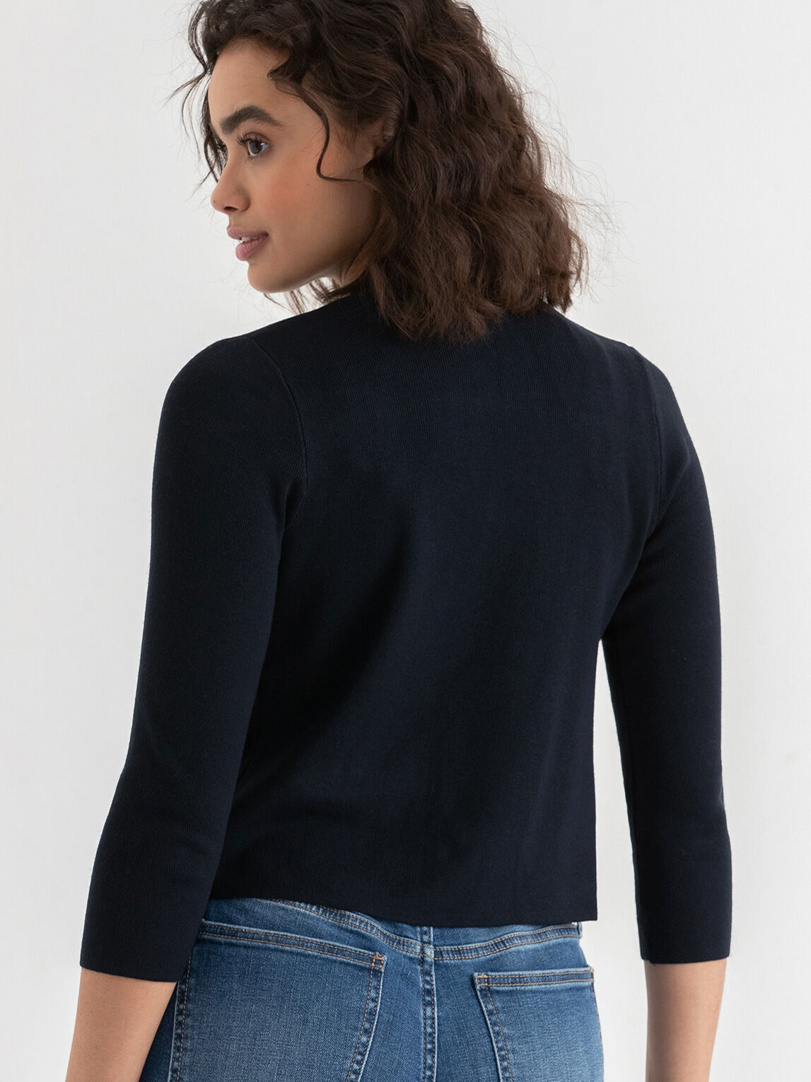 3/4 Sleeve Bolero Sweater | Rickis