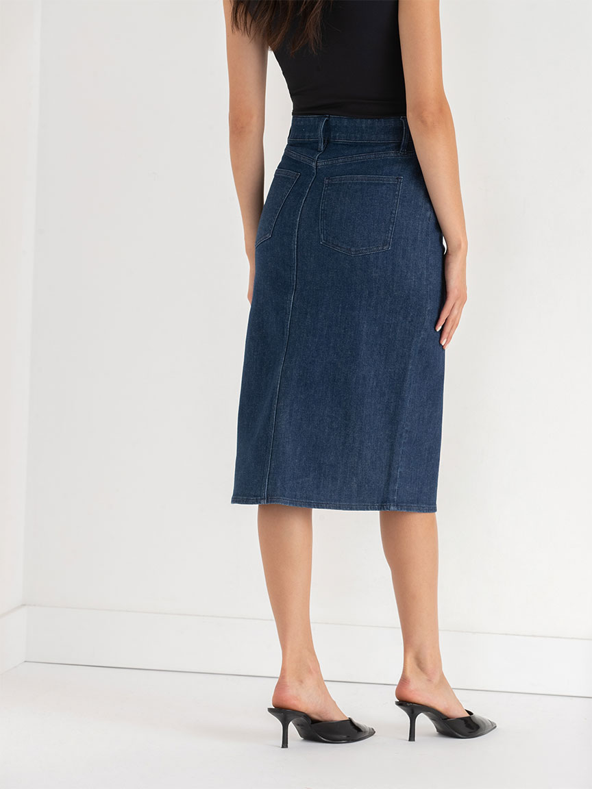 Denim Midi Skirt