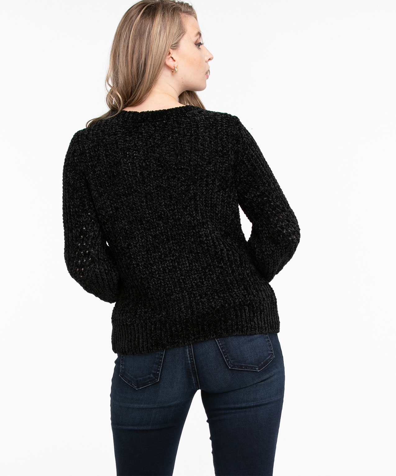 Eco-Friendly Chenille Pullover Sweater