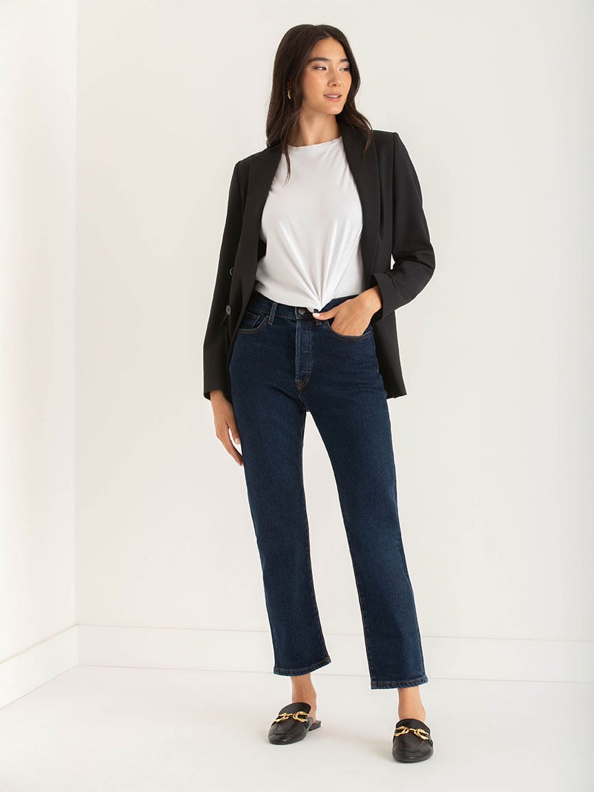 Sloane Straight Ankle Jeans