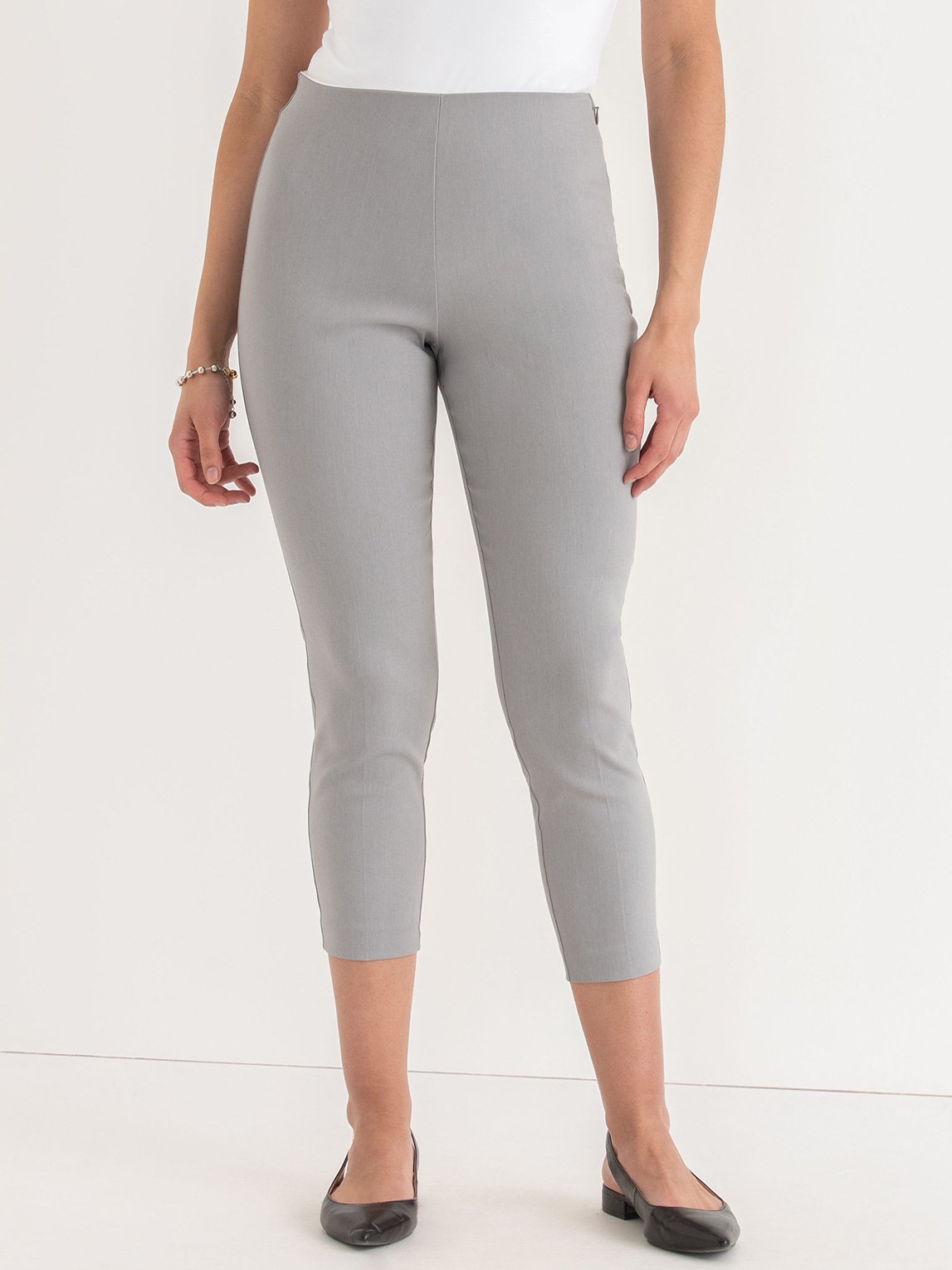 Audrey Skinny Crop Pant Microtwill