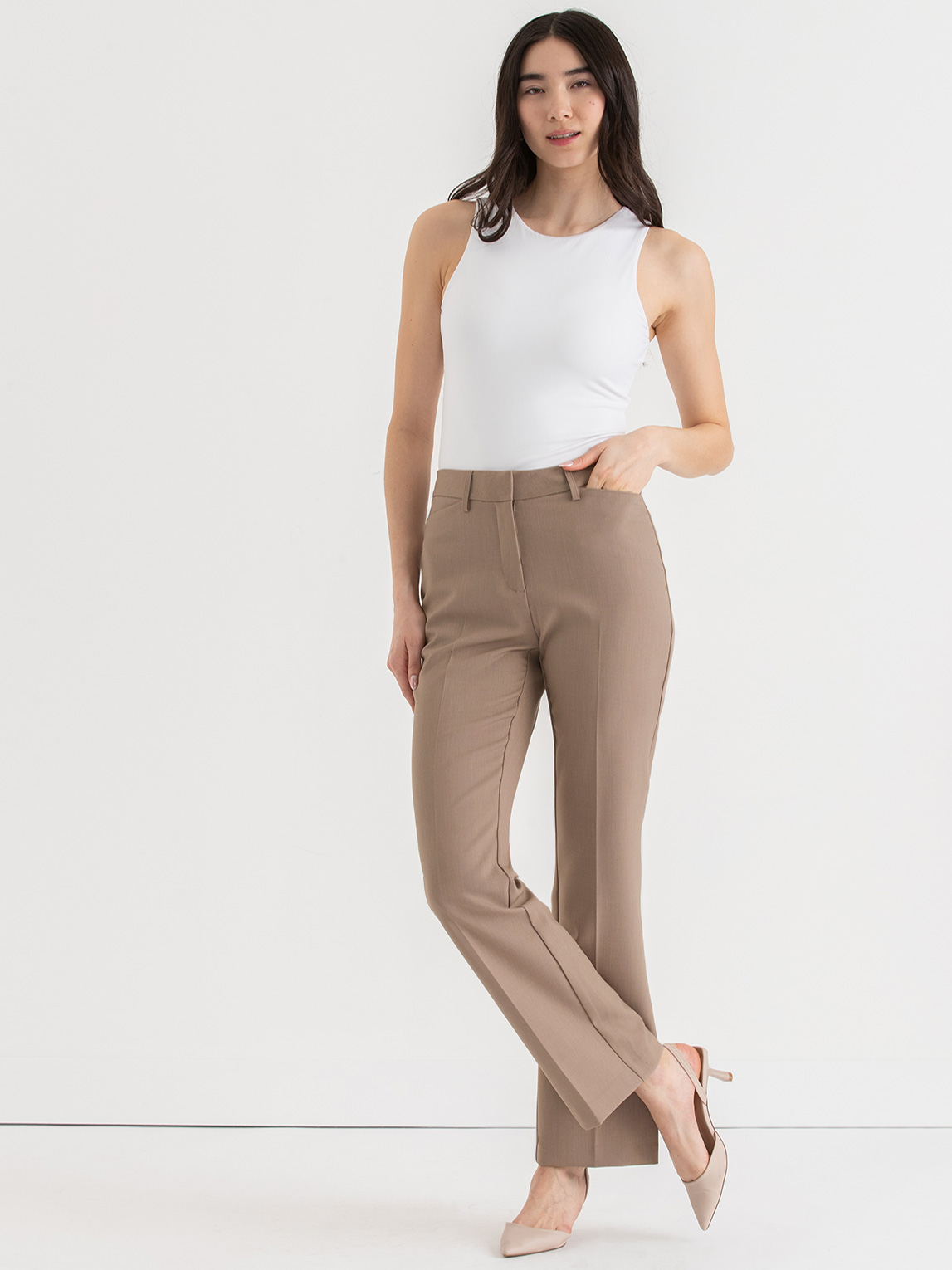 Bradley Bootcut Pant in Luxe Tailored