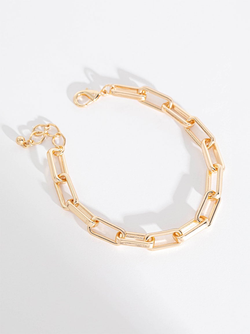 Paperclip Bracelet in Gold