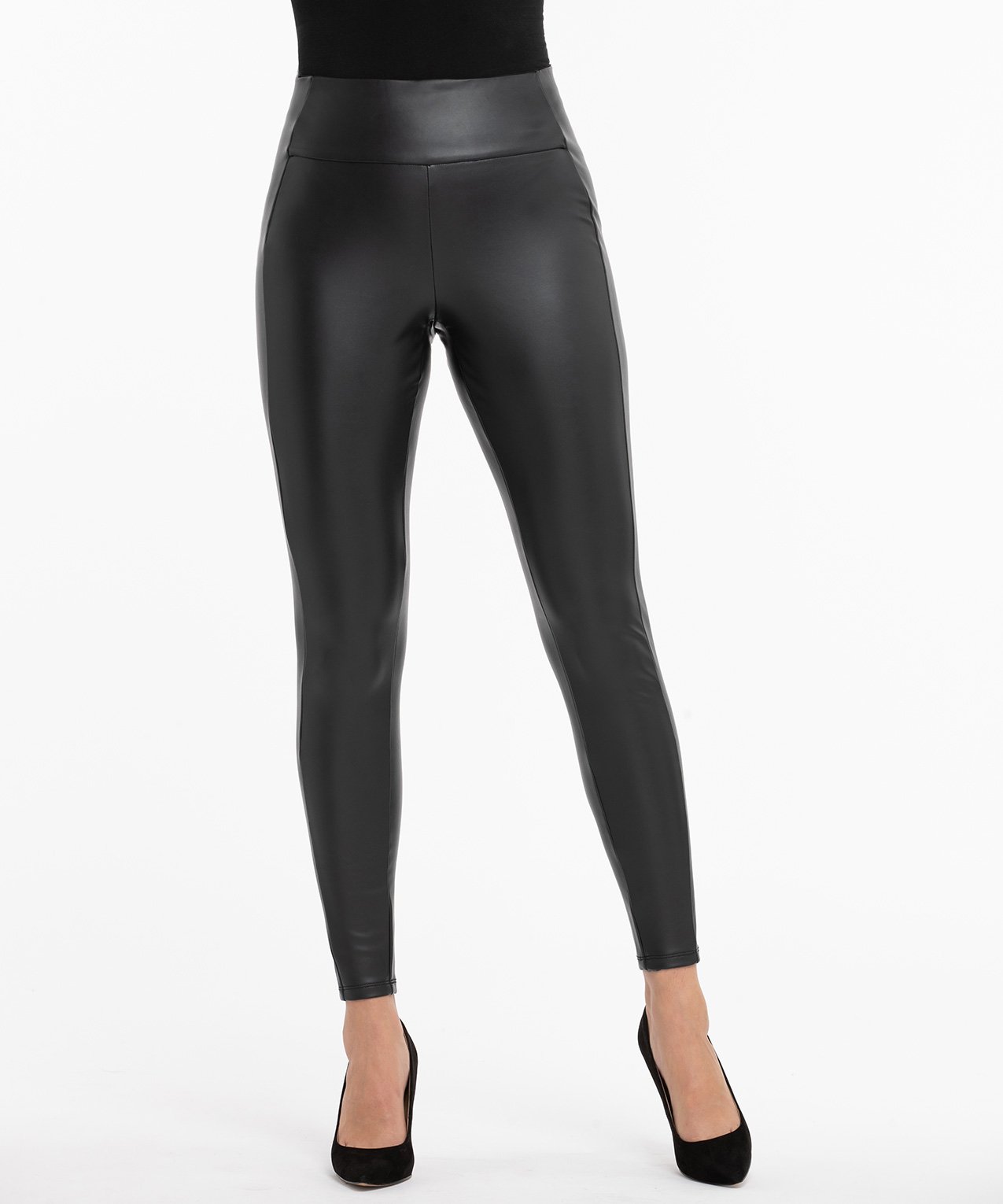 NWT Missguided- Faux Leather Pintuck Leggings size: US 8