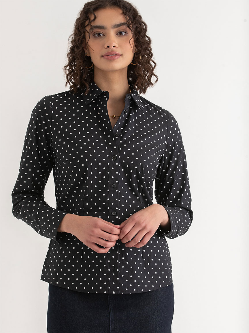 New Talia Fitted Collared Shirt