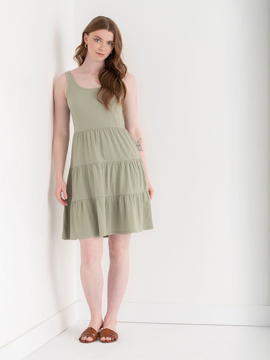 Sleeveless Tiered Dress