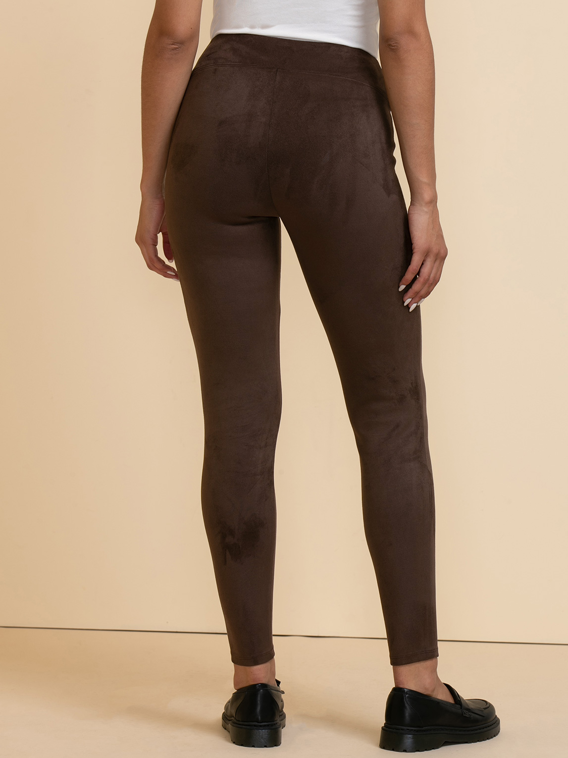 Leni Legging in Faux Suede