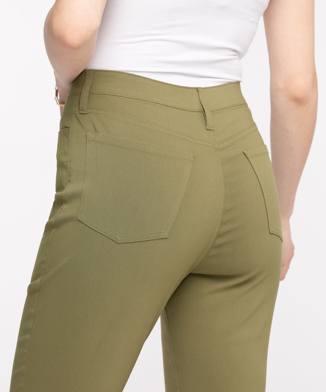 RICKI'S Microtwill Pull-On Crop Pant