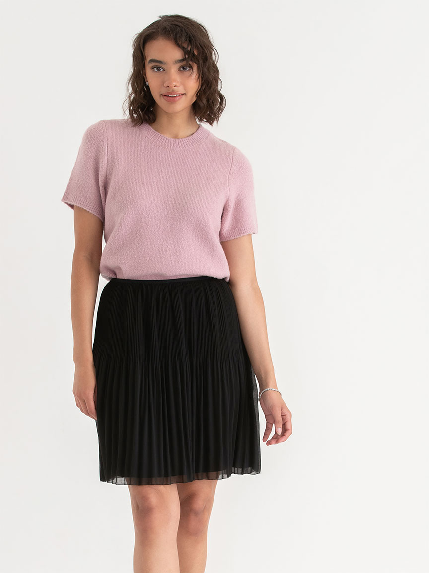 Release Pleat Mini Skirt